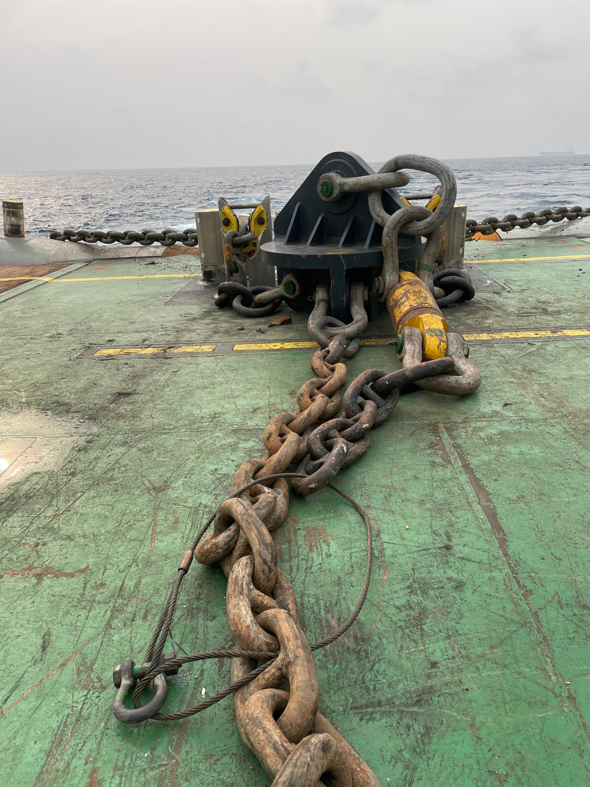 Aberport operational work associated with mooring